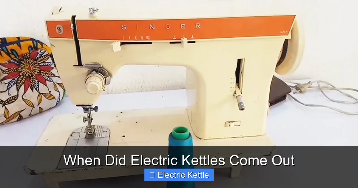 When Did Electric Kettles Come Out