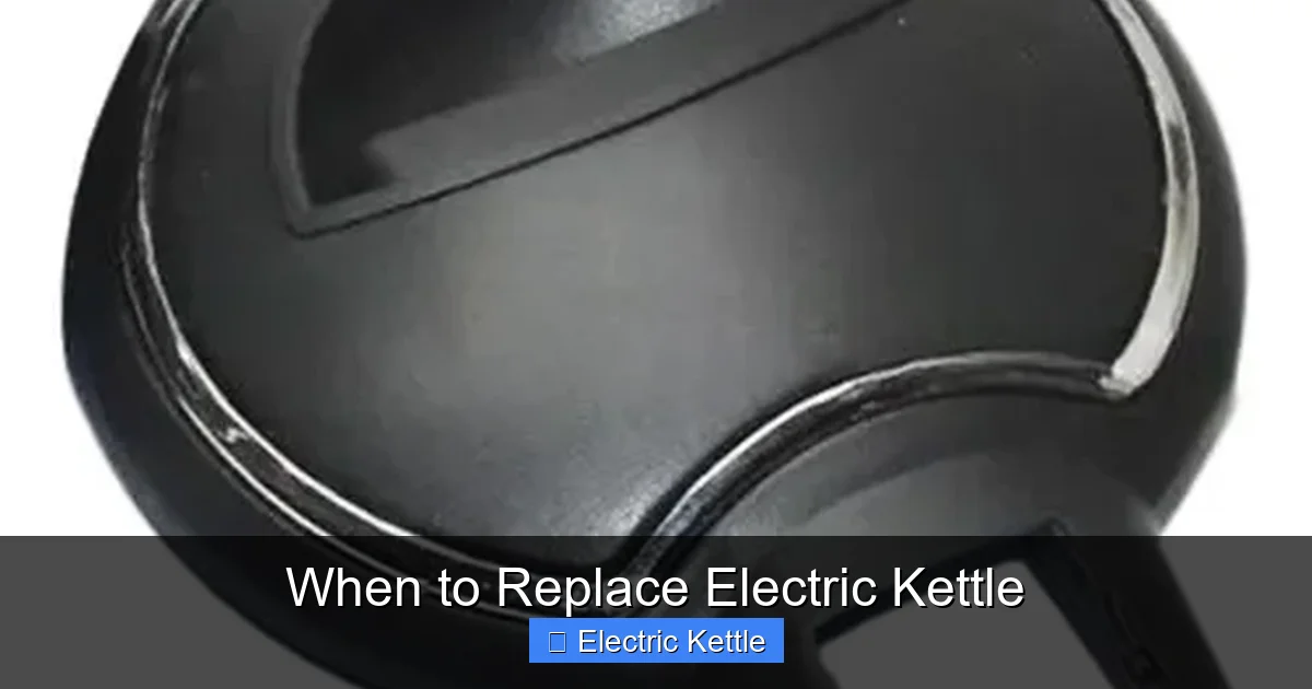 When to Replace Electric Kettle
