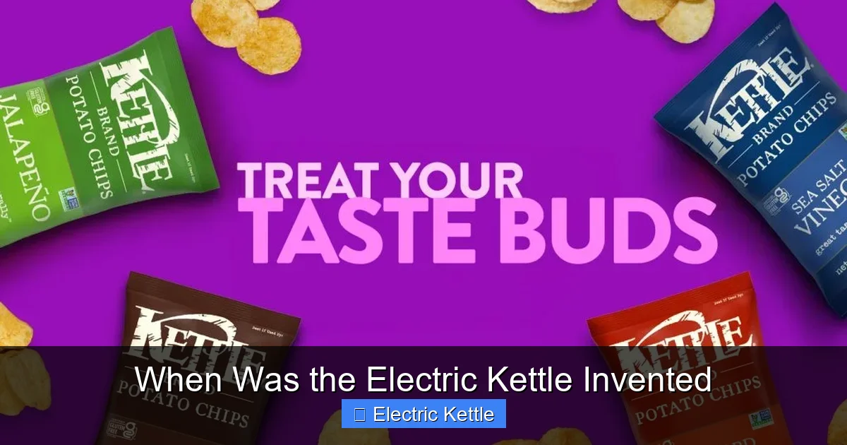 When Was the Electric Kettle Invented