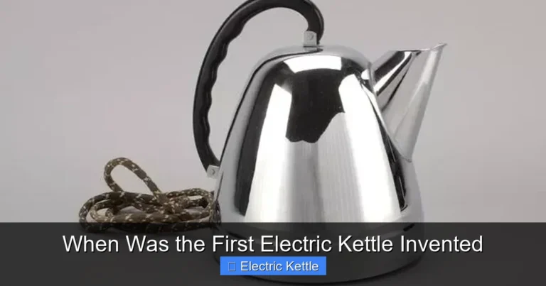When Was the First Electric Kettle Invented