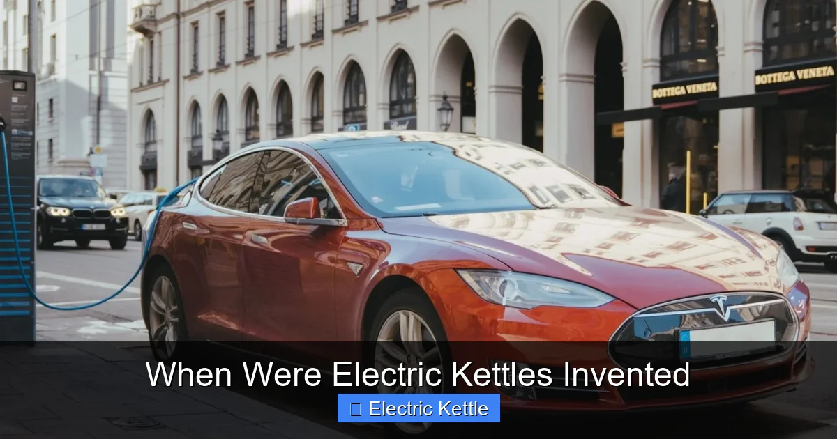 When Were Electric Kettles Invented