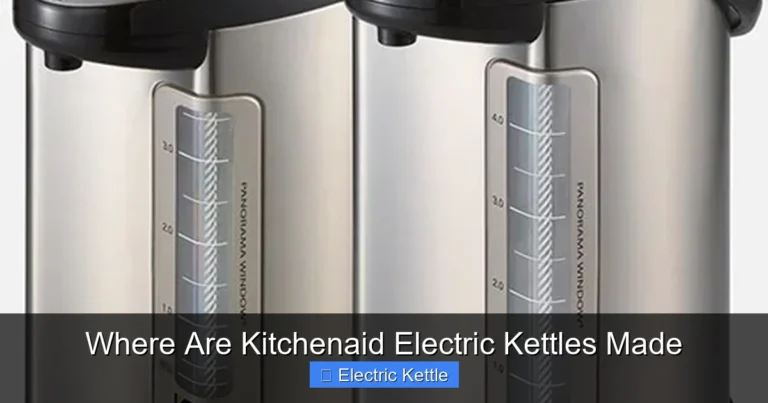 Where Are Kitchenaid Electric Kettles Made