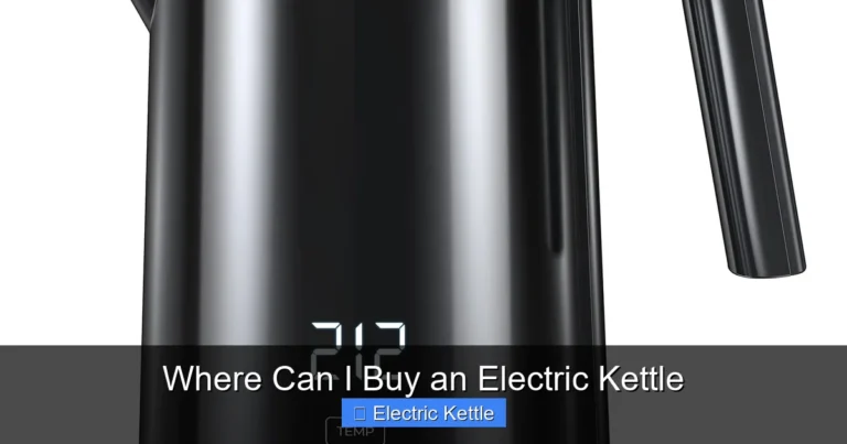 Where Can I Buy an Electric Kettle