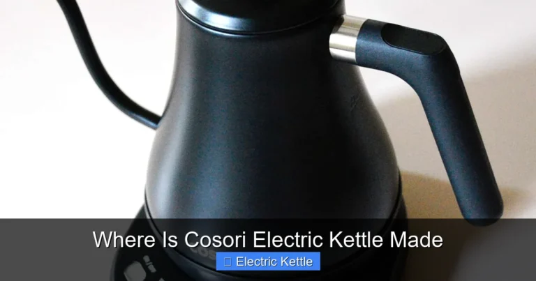 Where Is Cosori Electric Kettle Made