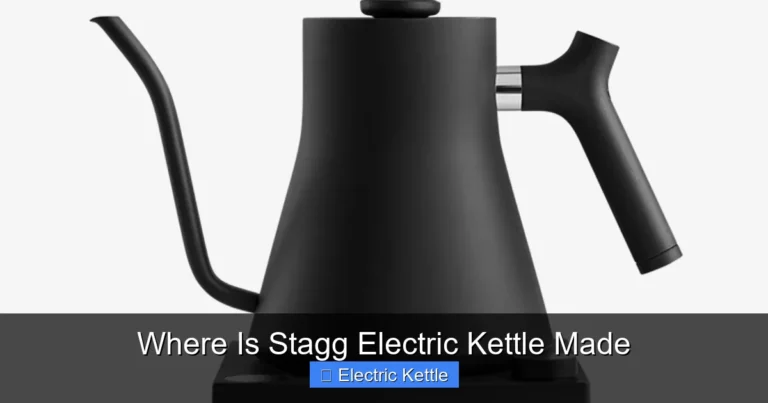 Where Is Stagg Electric Kettle Made