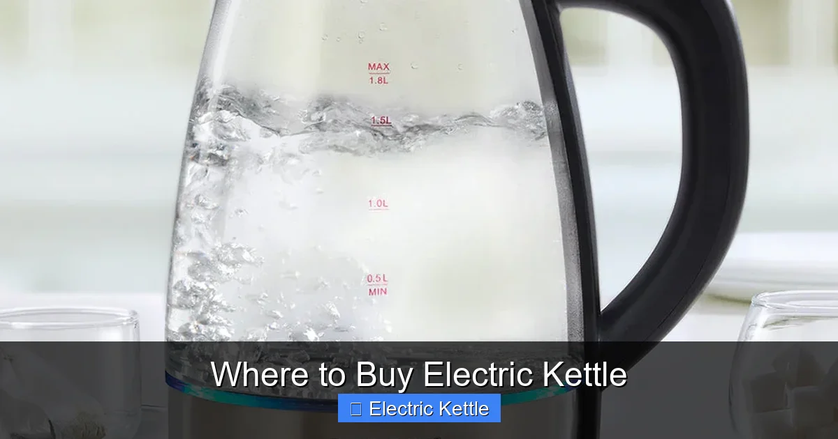 Where to Buy Electric Kettle