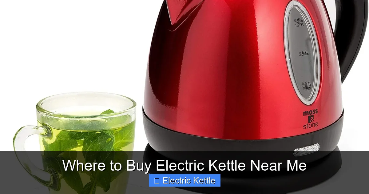 Where to Buy Electric Kettle Near Me