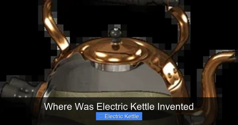 Where Was Electric Kettle Invented