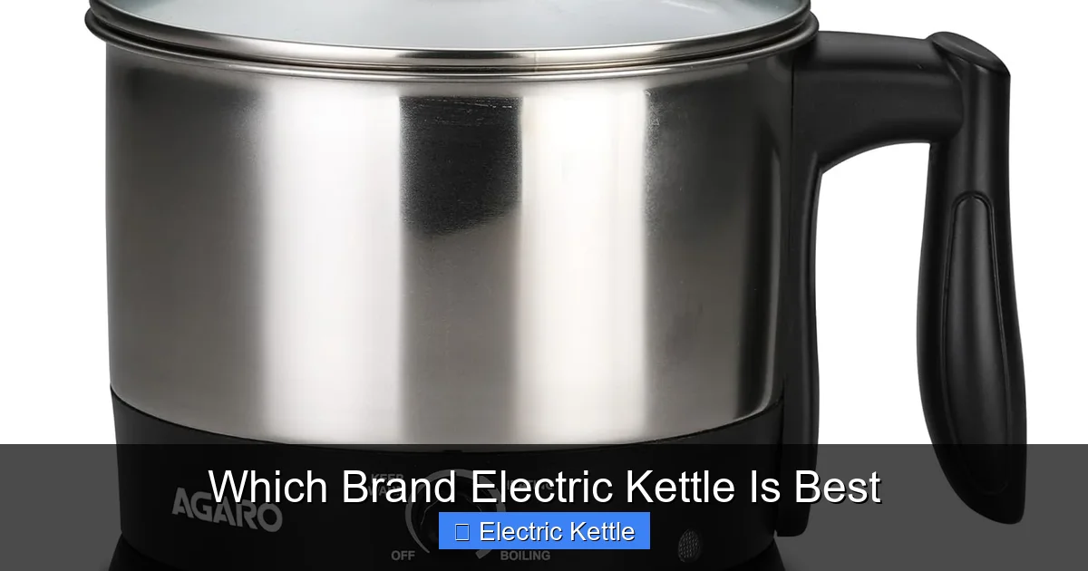Which Brand Electric Kettle Is Best