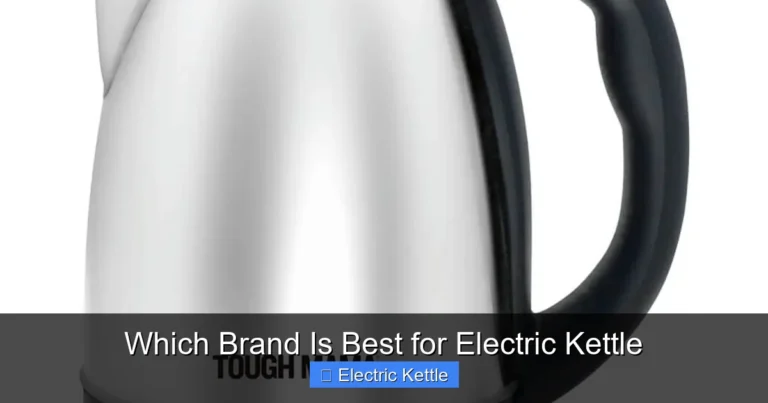 Which Brand Is Best for Electric Kettle