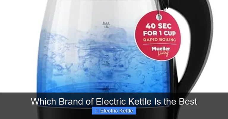 Which Brand of Electric Kettle Is the Best