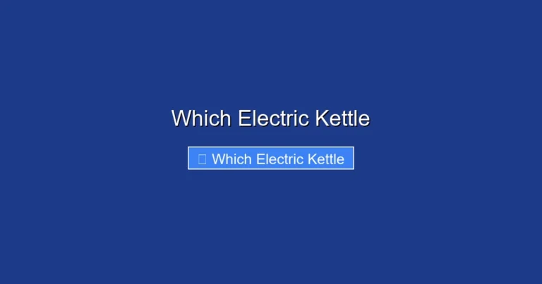 Which Electric Kettle