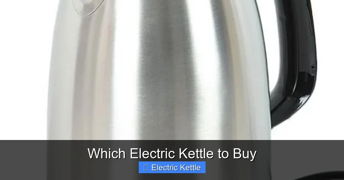 Which Electric Kettle to Buy