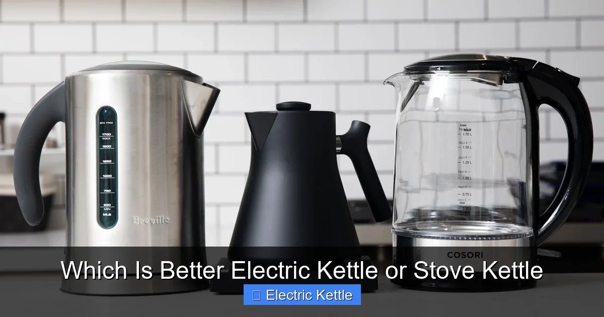 Which Is Better Electric Kettle or Stove Kettle