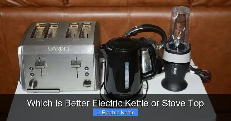 Which Is Better Electric Kettle or Stove Top