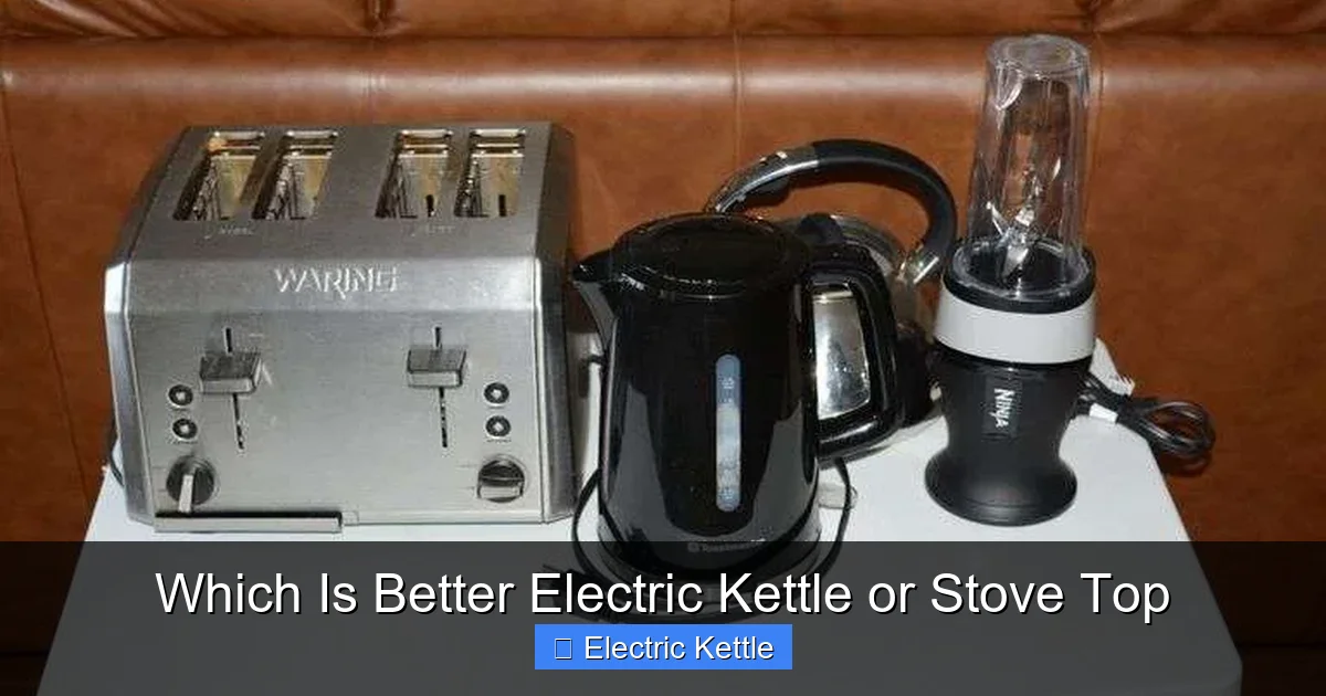 Which Is Better Electric Kettle or Stove Top