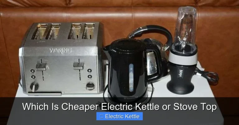 Which Is Cheaper Electric Kettle or Stove Top