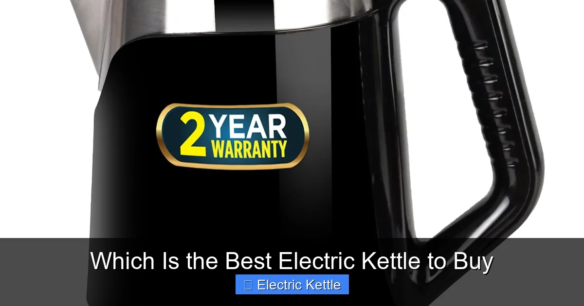 Which Is the Best Electric Kettle to Buy