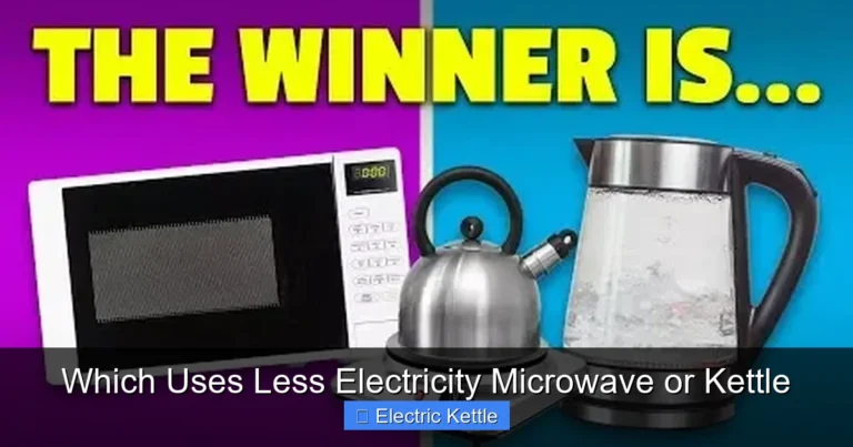 Which Uses Less Electricity Microwave or Kettle