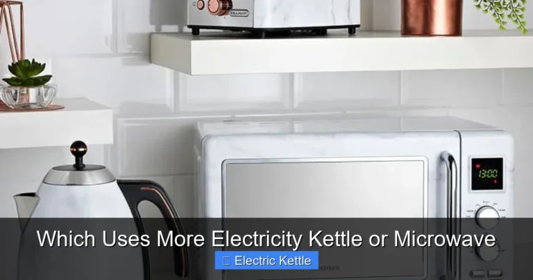 Which Uses More Electricity Kettle or Microwave