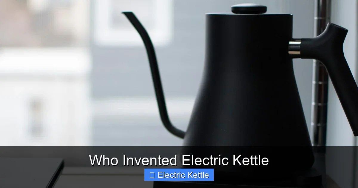 Who Invented Electric Kettle