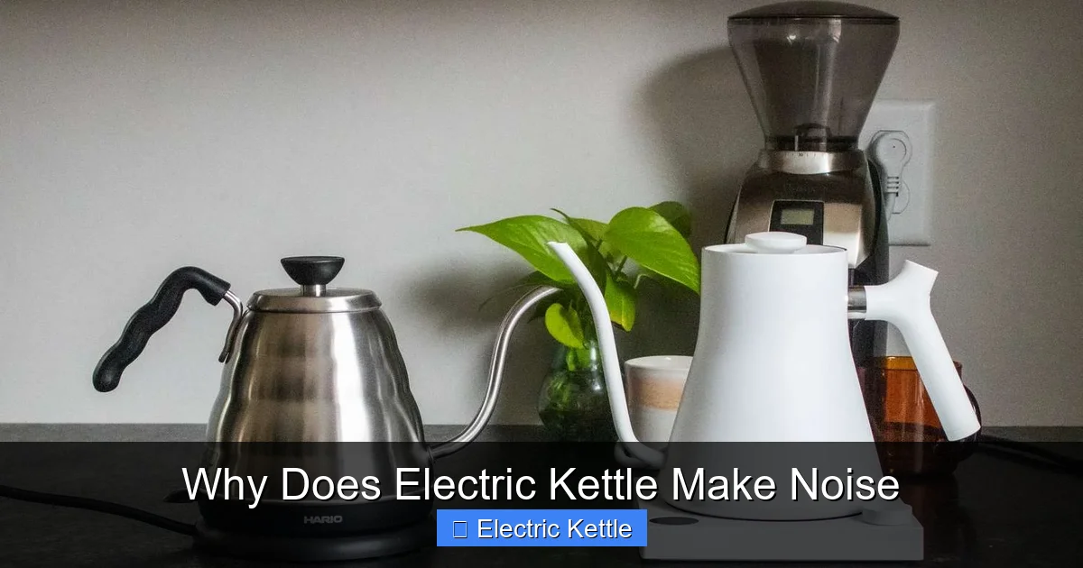 Why Does Electric Kettle Make Noise