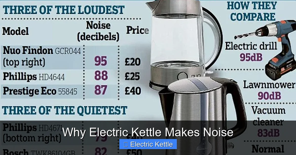 Why Electric Kettle Makes Noise
