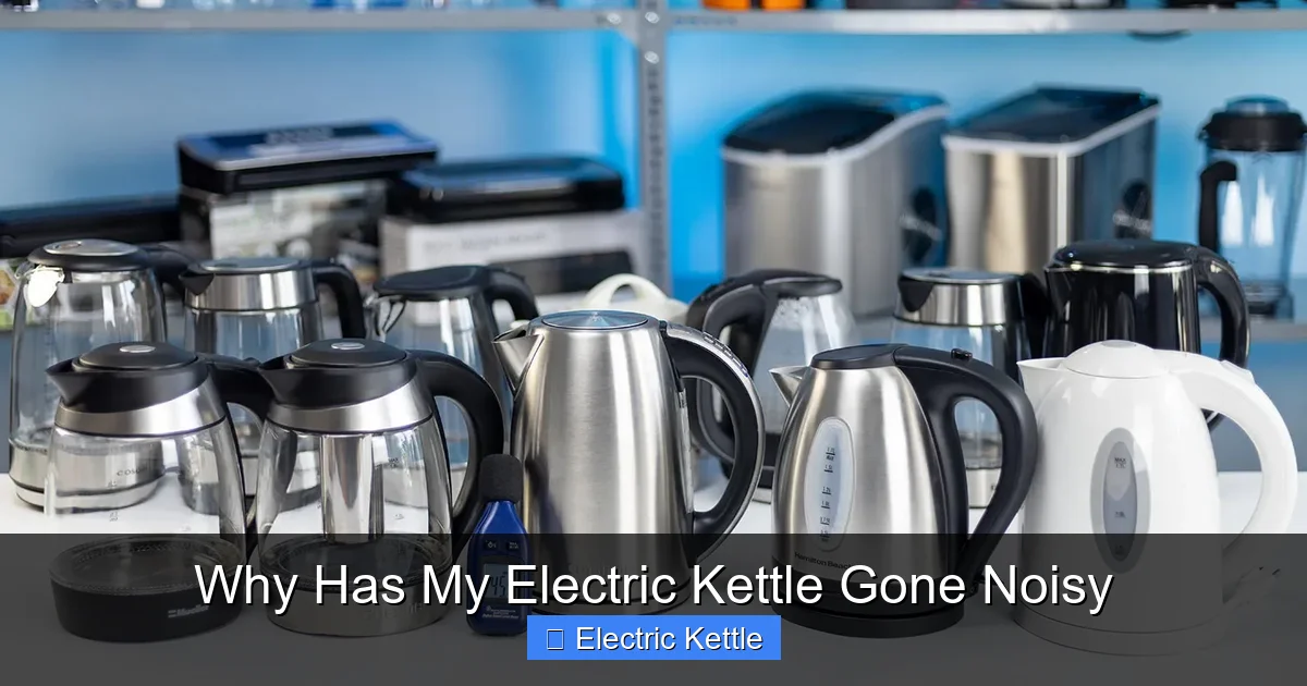 Why Has My Electric Kettle Gone Noisy