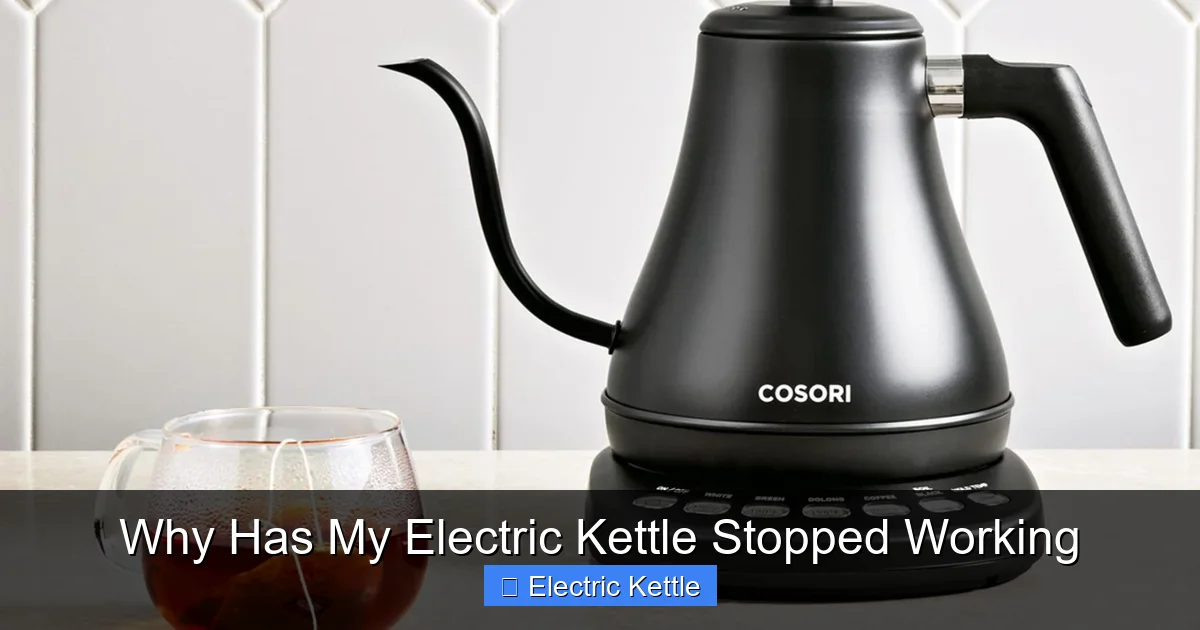 Why Has My Electric Kettle Stopped Working