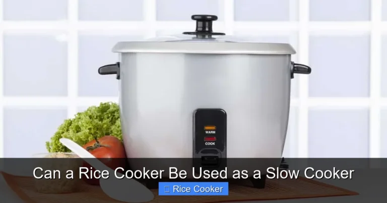 Can a Rice Cooker Be Used as a Slow Cooker