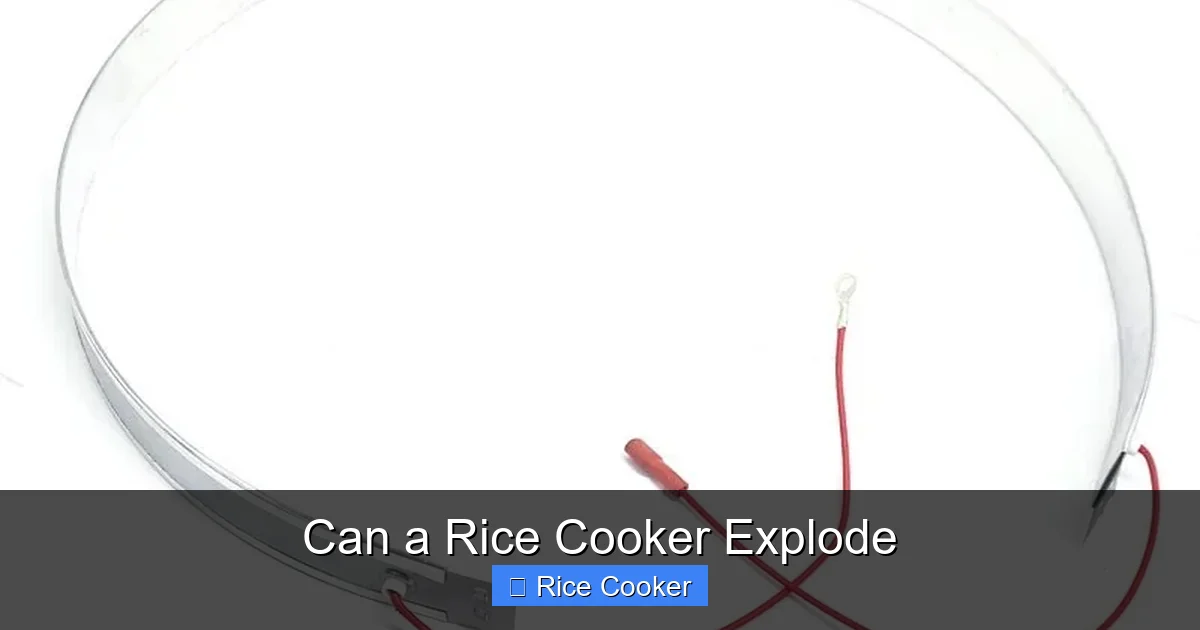 Can a Rice Cooker Explode