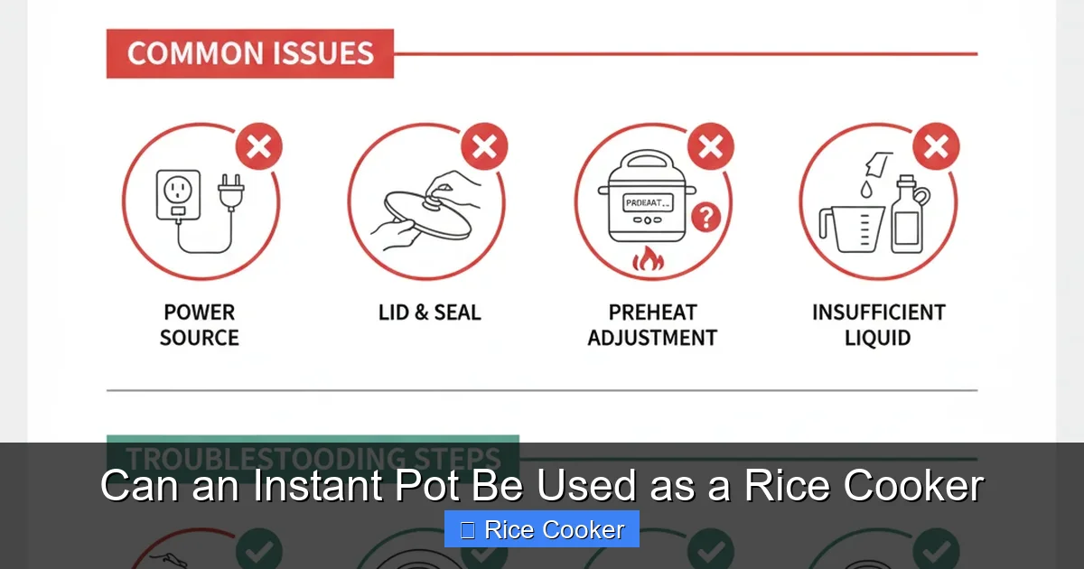 Can an Instant Pot Be Used as a Rice Cooker
