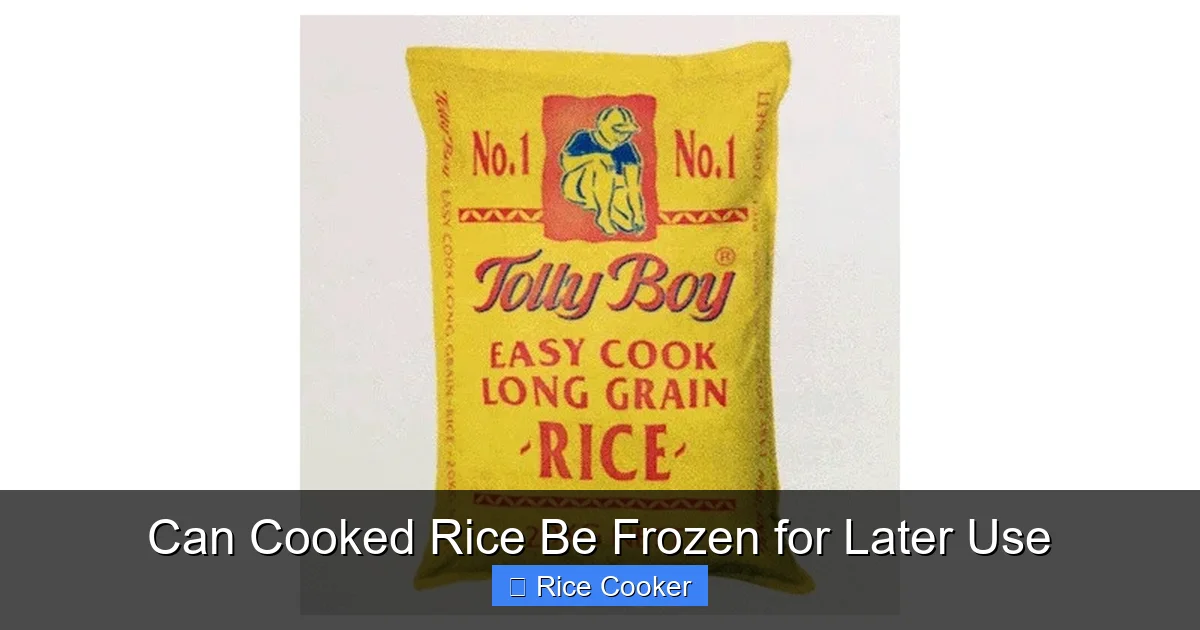 Can Cooked Rice Be Frozen for Later Use