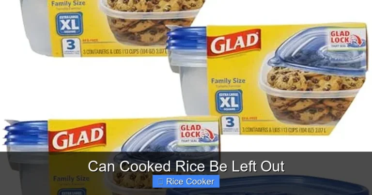 Can Cooked Rice Be Left Out