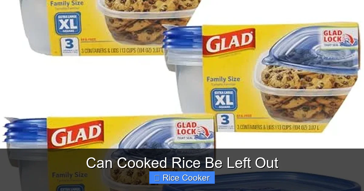 Can Cooked Rice Be Left Out