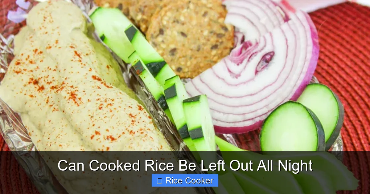 Can Cooked Rice Be Left Out All Night