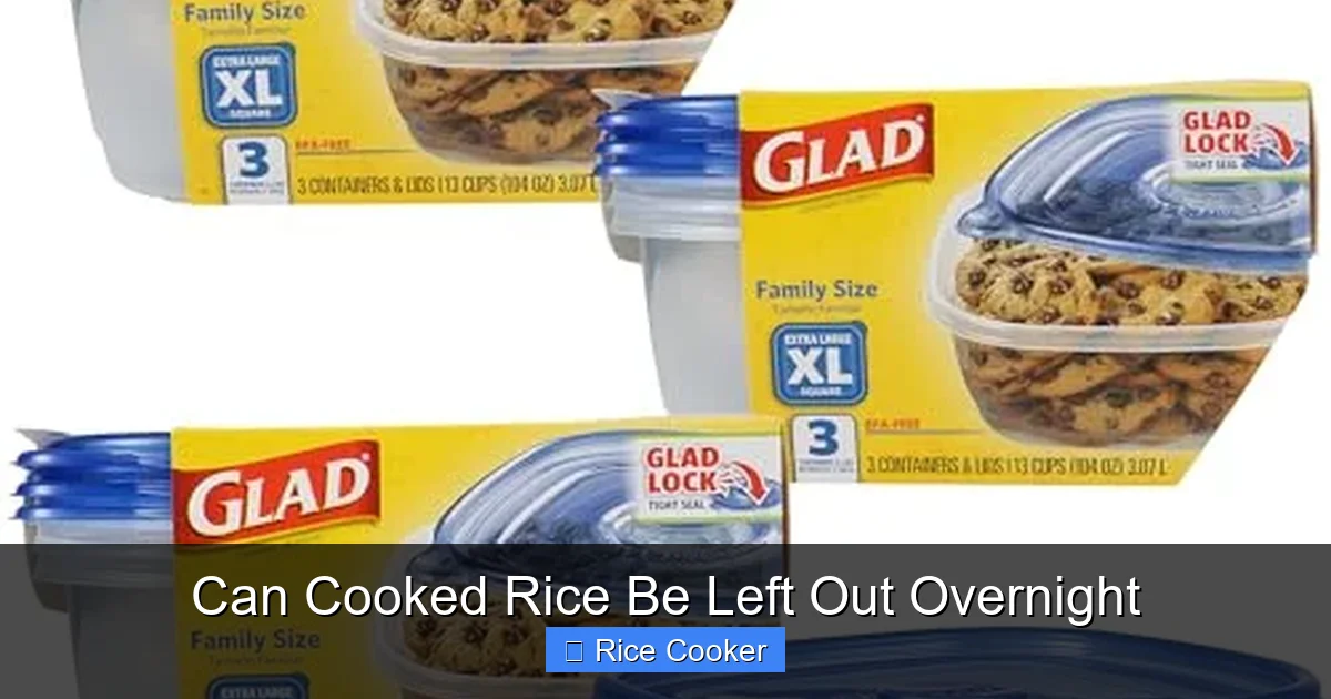 Can Cooked Rice Be Left Out Overnight