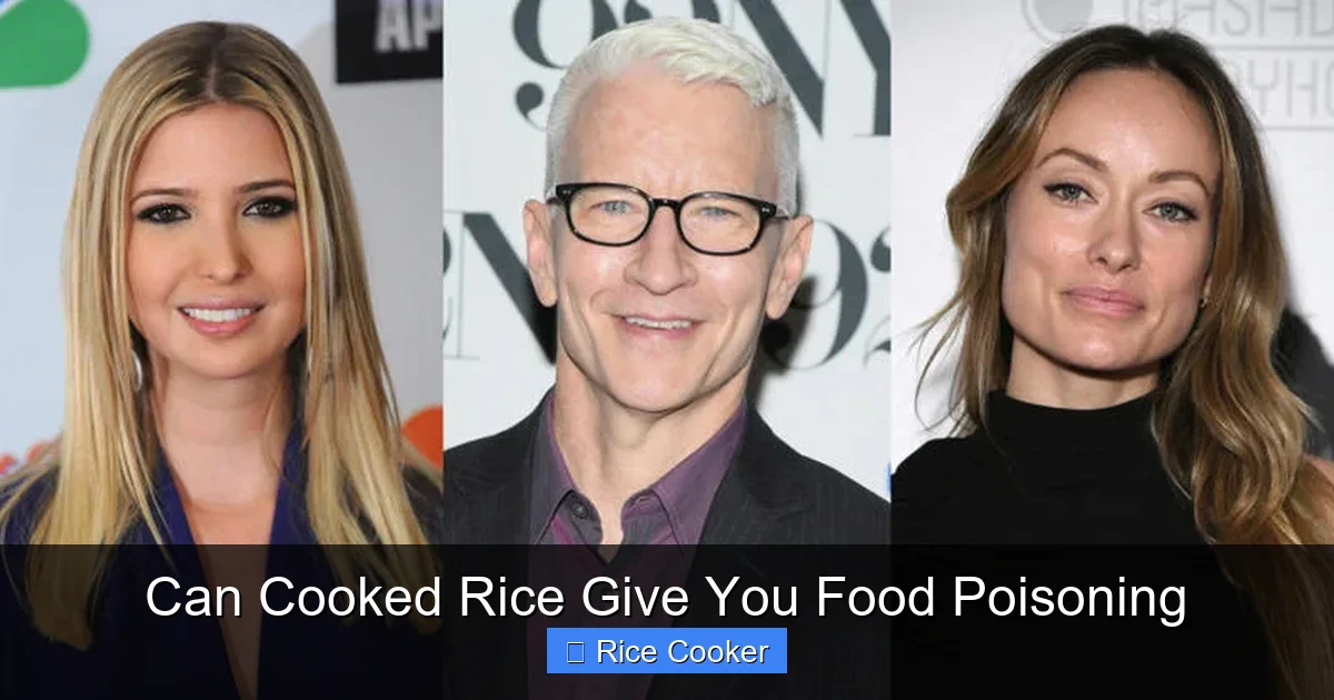 Can Cooked Rice Give You Food Poisoning