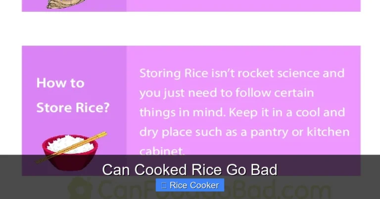 Can Cooked Rice Go Bad