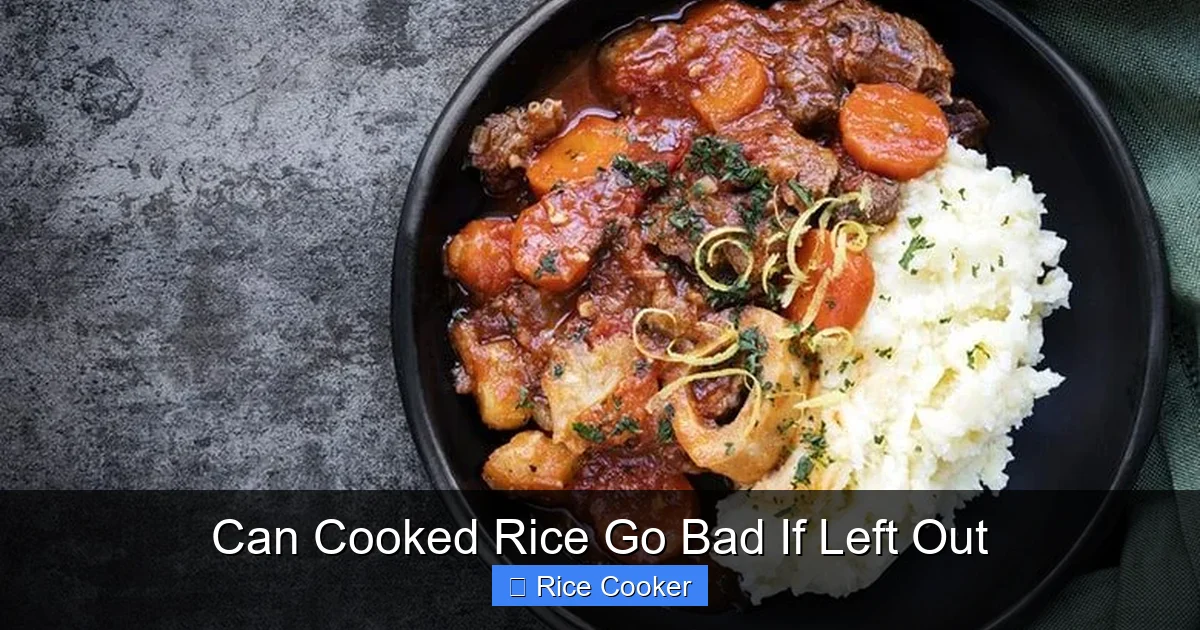 Can Cooked Rice Go Bad If Left Out