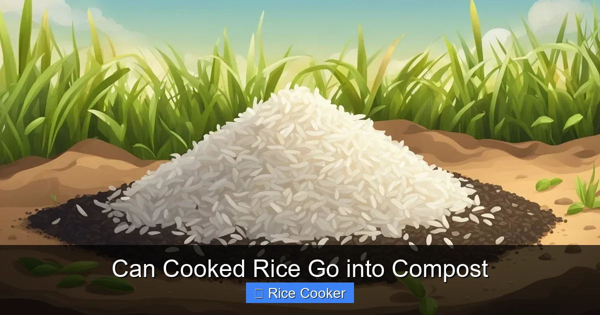 Can Cooked Rice Go into Compost