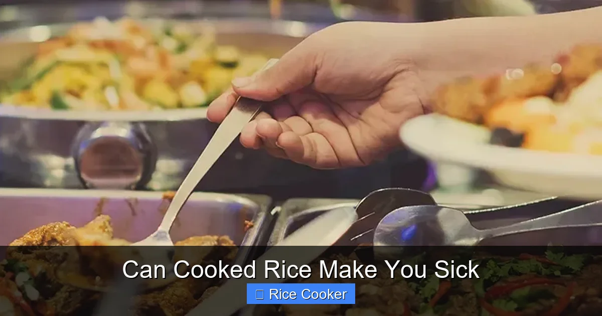 Can Cooked Rice Make You Sick