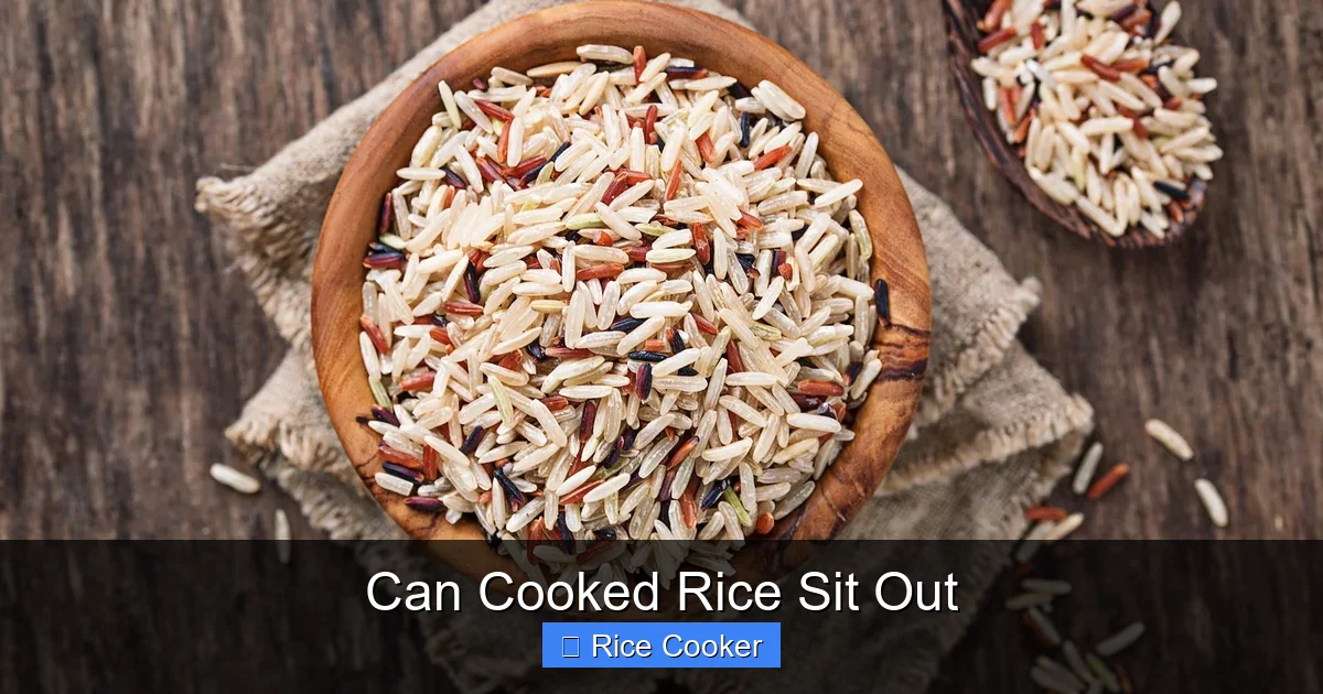 Can Cooked Rice Sit Out