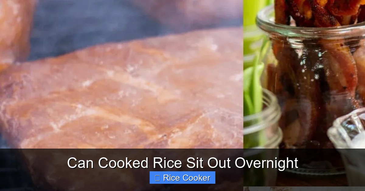 Can Cooked Rice Sit Out Overnight