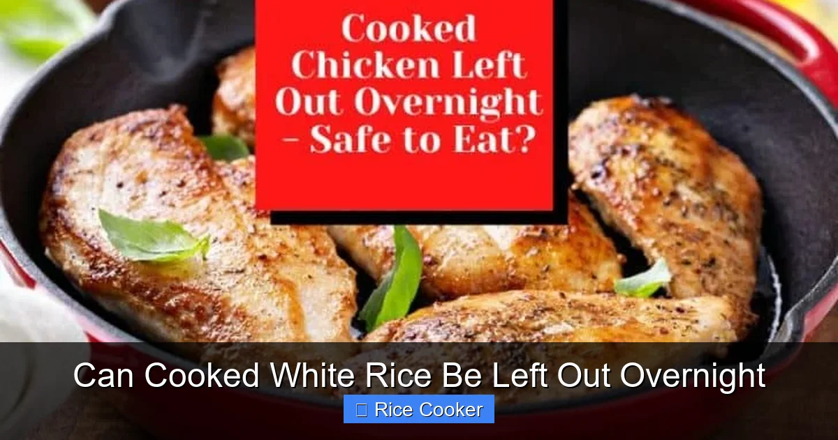 Can Cooked White Rice Be Left Out Overnight
