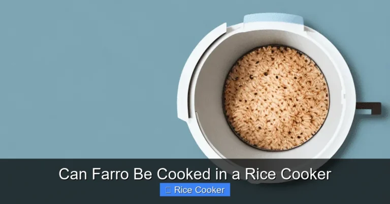 Can Farro Be Cooked in a Rice Cooker