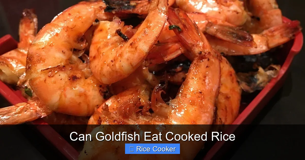 Can Goldfish Eat Cooked Rice