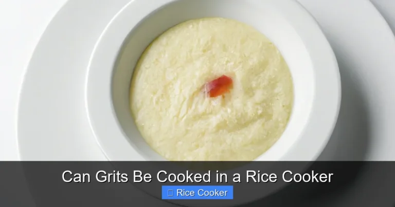 Can Grits Be Cooked in a Rice Cooker