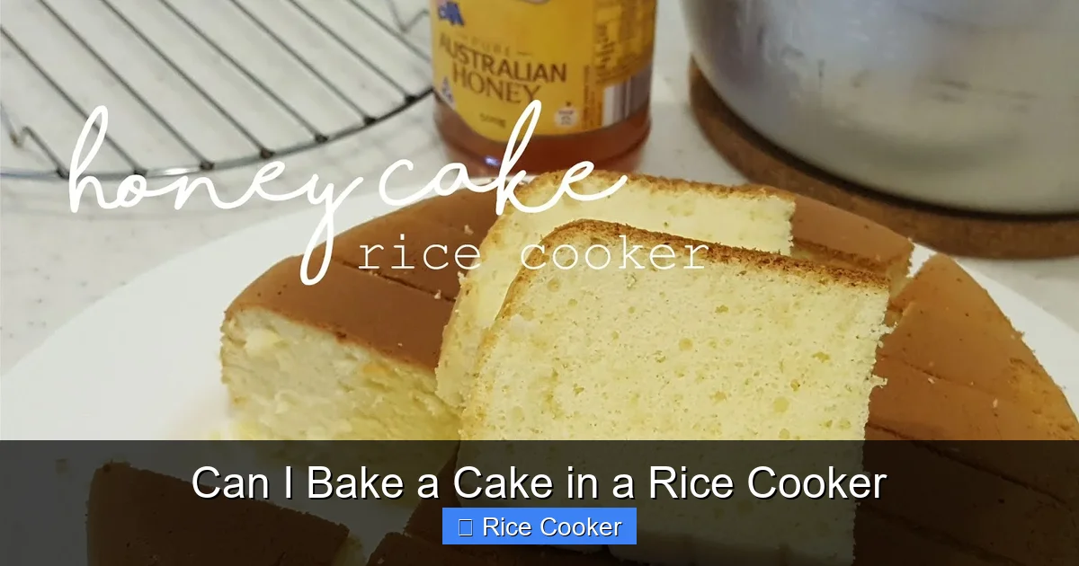 Can I Bake a Cake in a Rice Cooker