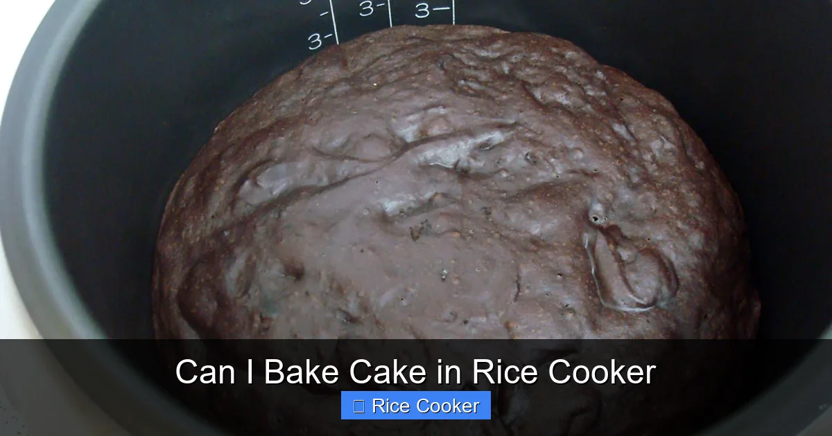 Can I Bake Cake in Rice Cooker